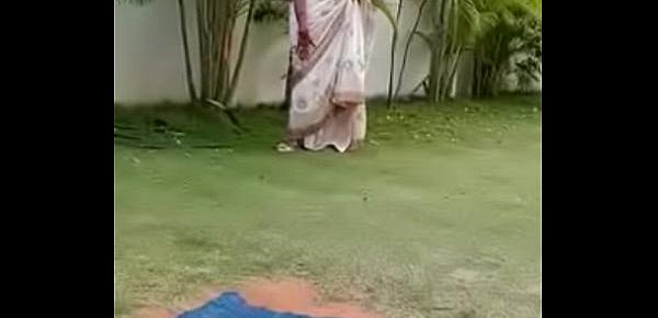  Swathi naidu saree dropping part-4 short film shooting